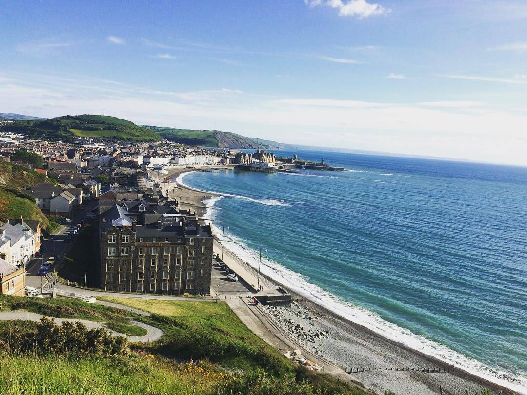 my photo of aberystwyth seafront